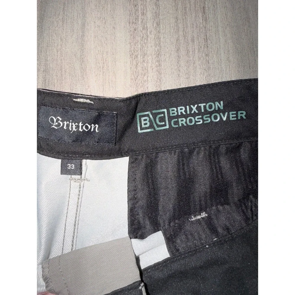 Brixton Crossover Mens Hybrid Shorts Gray Size 33 Chino Board Shorts Stretch A4